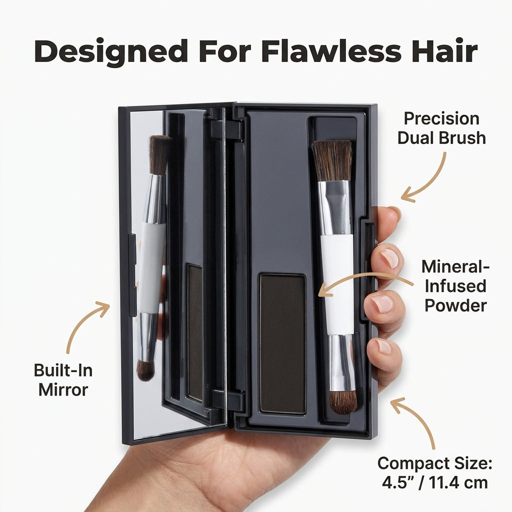 Root Touch-Up Powder — Cover Grays & Sparse Roots In Seconds Without Messy Sprays