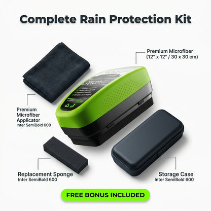 Hydrophobic Glass Protector — Clearer Driving Visibility In Rain & Fog