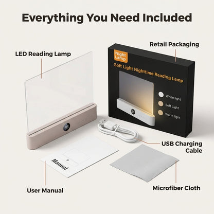 Night Reading Lamp — Eye-Comfort Light Without Disturbing The Room