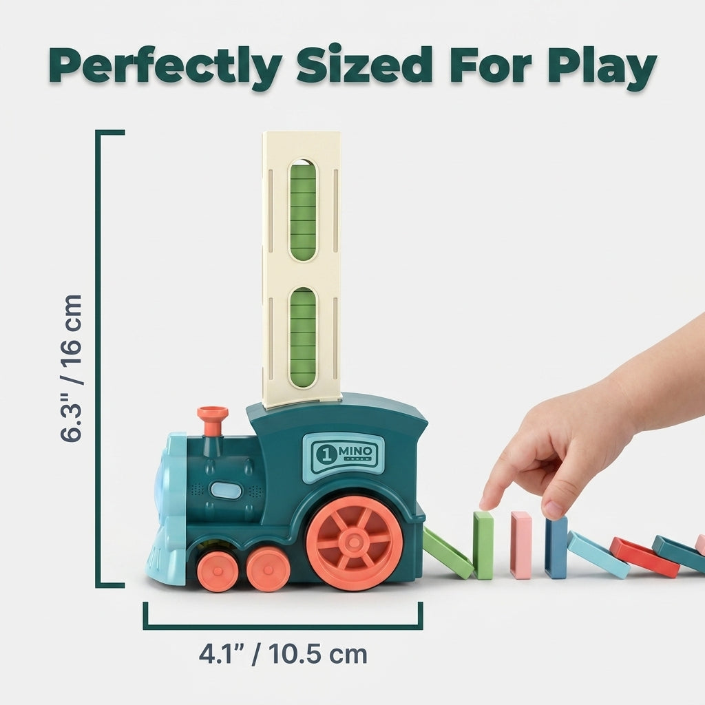 Domino Train Toy — Screen-Free Learning Through Colourful Chain Reactions