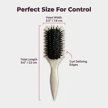 Anti-Frizz Curl Styling Brush — Defined Curls Without Frizz Or Pulling