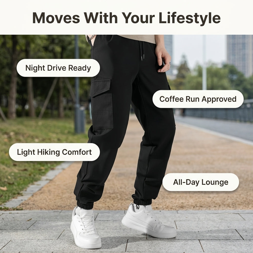 Stretch Cargo Joggers — Streetwear Style Without Stiff Pants