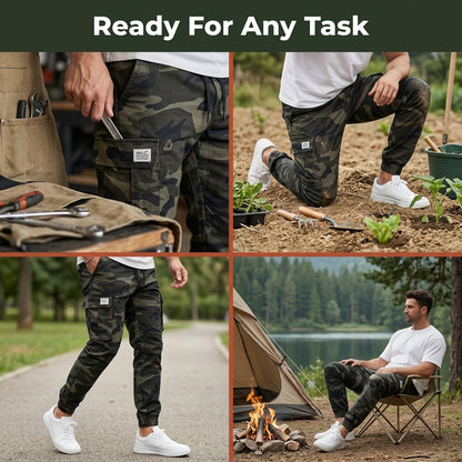 Casual Camo Work Pants — Practical Storage Without Bulky Workwear