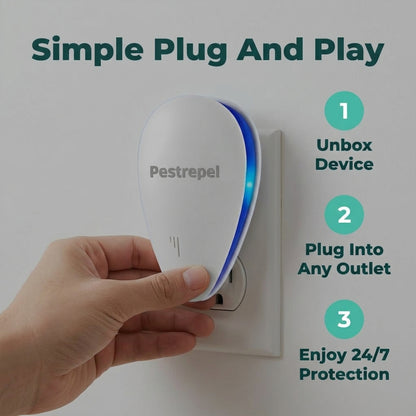 Plug-In Pest Repeller Night Light — Help Keep Pests Away Without Sprays Or Traps