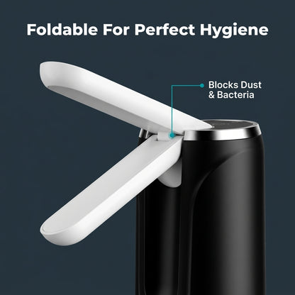 Portable Electric Water Bottle Pump — Easy One-Touch Water Dispensing Without Lifting Heavy Bottles