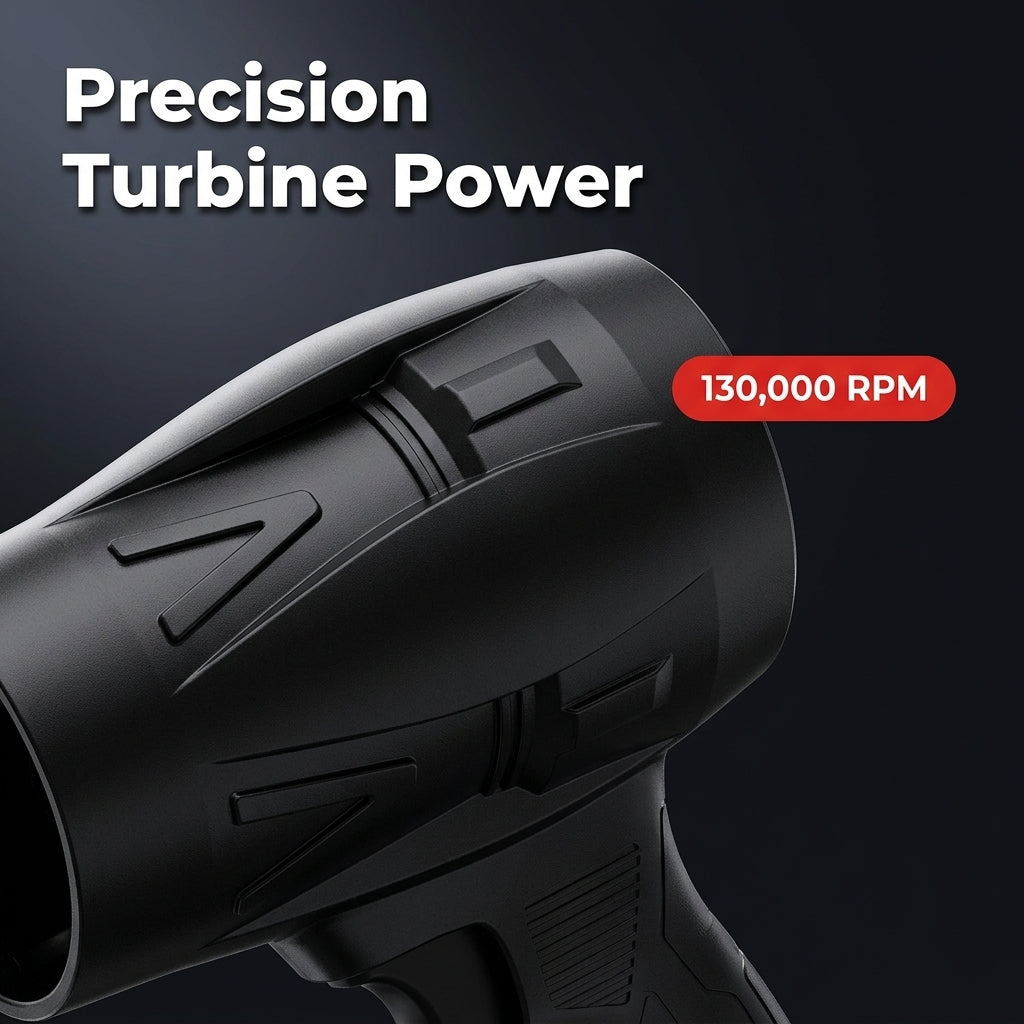 Cordless Turbo Jet Blower — Powerful Air Cleaning Without Bulky Equipment