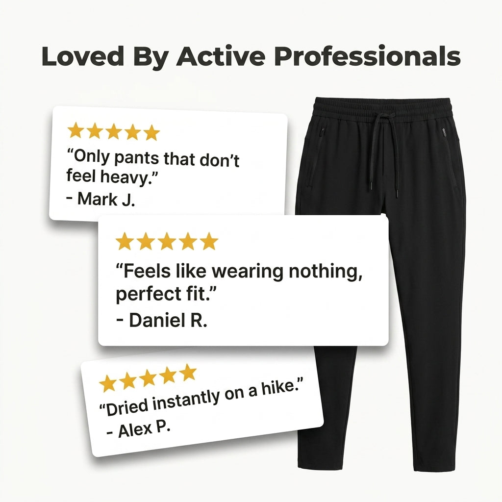 Ice Silk Performance Pants — Stay Cool, Move Freely & Look Sharp
