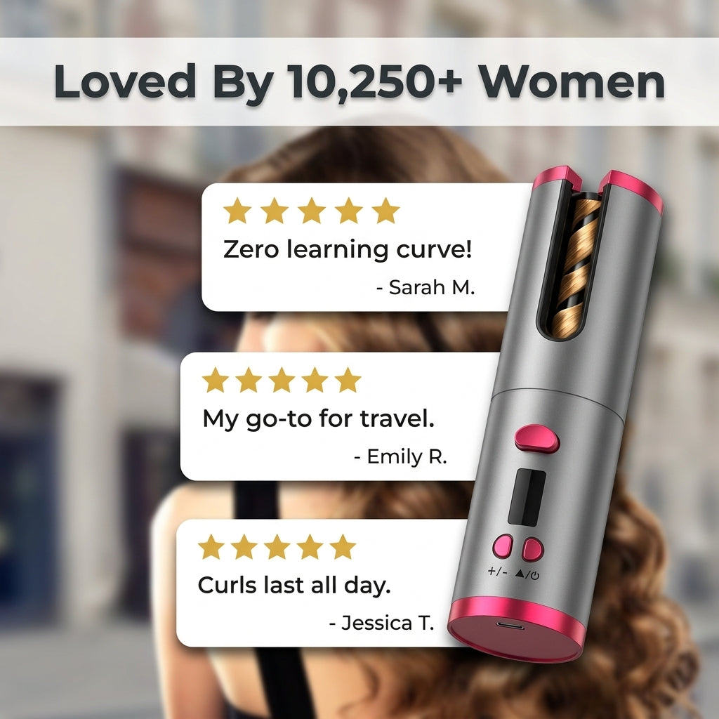 Cordless Hair Curler — Effortless Curls Without Salon Time