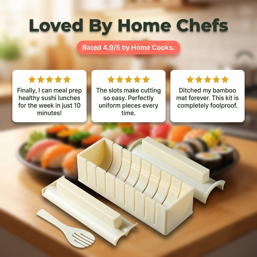 Sushi Rolling Kit — Perfect Homemade Sushi Without Rolling Skill