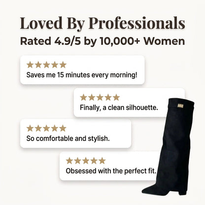 High Heel Boot Trousers - Style Without Constant Outfit Adjusting