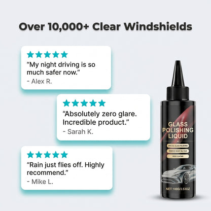 Car Window Restorer — Clearer Glass Without Streaks, Haze & Stubborn Water Spots