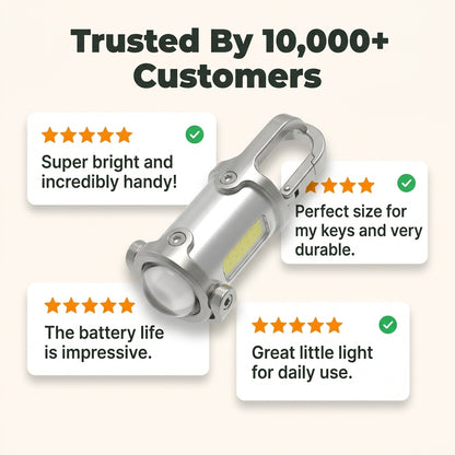 Rechargeable Mini Keychain Flashlight — Powerful Everyday Lighting Without Carrying A Bulky Torch