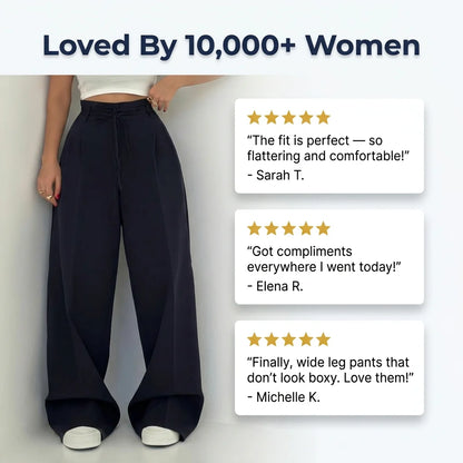 High-Waist Wide-Leg Trousers — Flatter Your Figure Without Feeling Tight