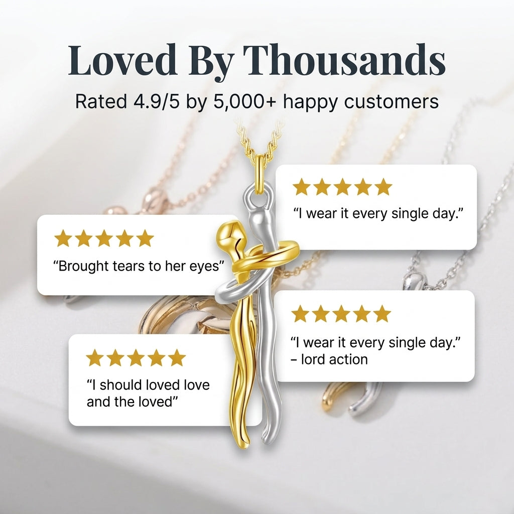 Hug Pendant Necklace — A Meaningful Reminder Of Someone You Love