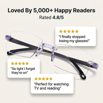 Ultralight Progressive Reading Glasses — Clearer Reading Without Heavy Frames