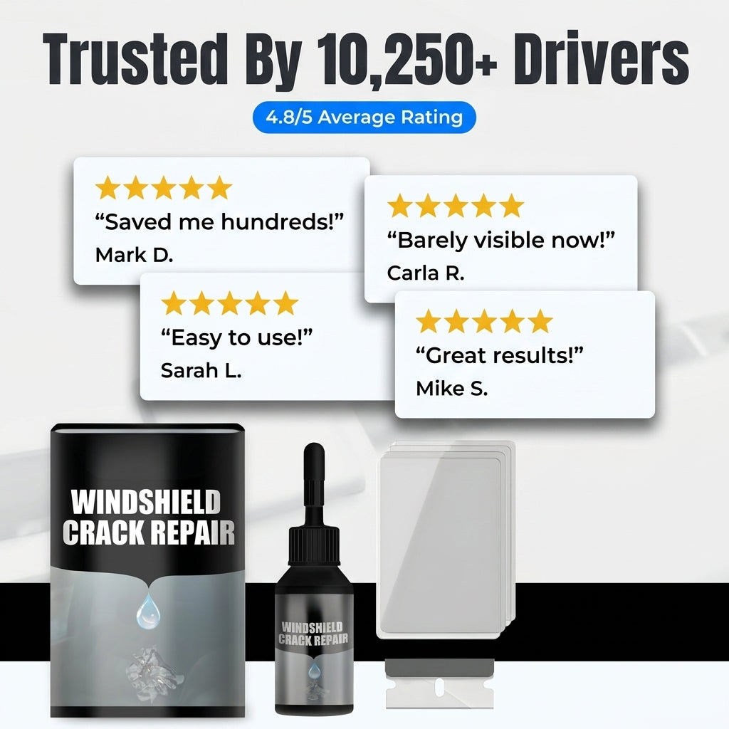 Windshield Crack Repair Kit — DIY Glass Fix Without Expensive Shop Visits
