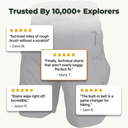 Outdoor Cargo Shorts — Durable Utility Without Stiff, Heavy Shorts