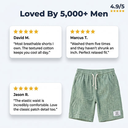 Relaxed Fit Casual Shorts — Easy Summer Comfort Without Stiff Pants