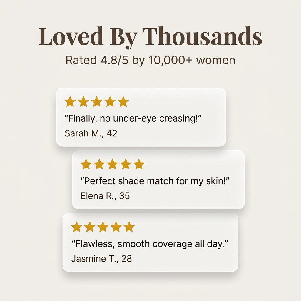 40-Shade Soft Matte Concealer — Even Skin Tone Without Midday Creasing