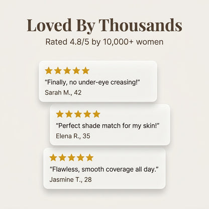 40-Shade Soft Matte Concealer — Even Skin Tone Without Midday Creasing