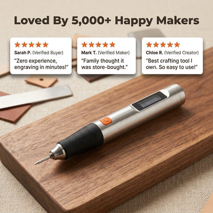 Cordless Engraving Pen — Personalise Everyday Items Without Bulky Engraving Tools