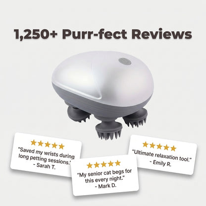 Electric Cat Massage Brush — Gentle Full-Body Massage Without Constant Hand Brushing