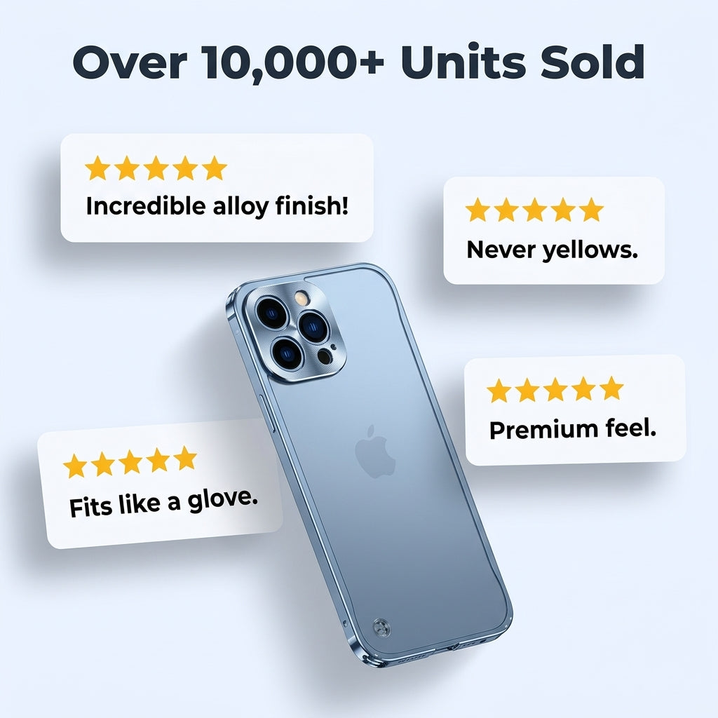 Alloy Magnetic iPhone Case — Strong Protection Without Bulky Weight