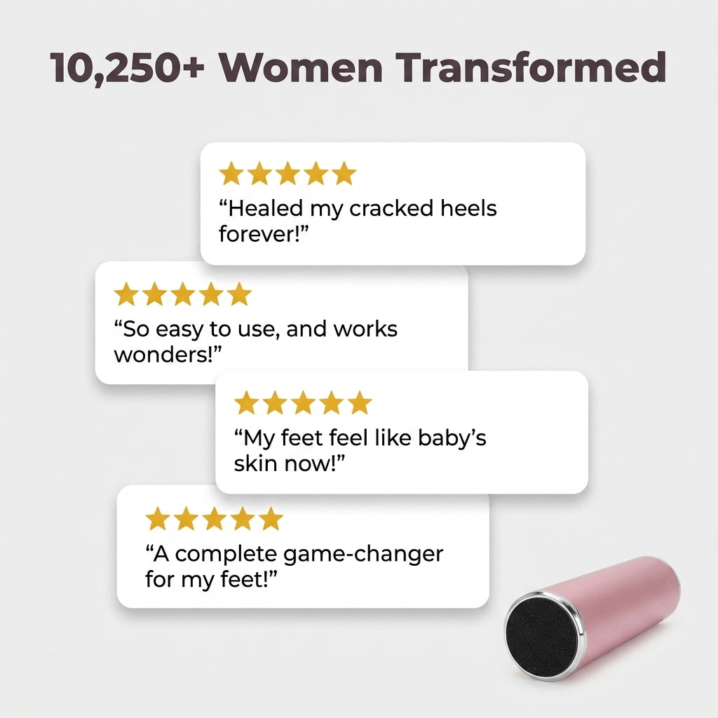 Electric Foot File — Smooth Rough Heels Without Salon Visits