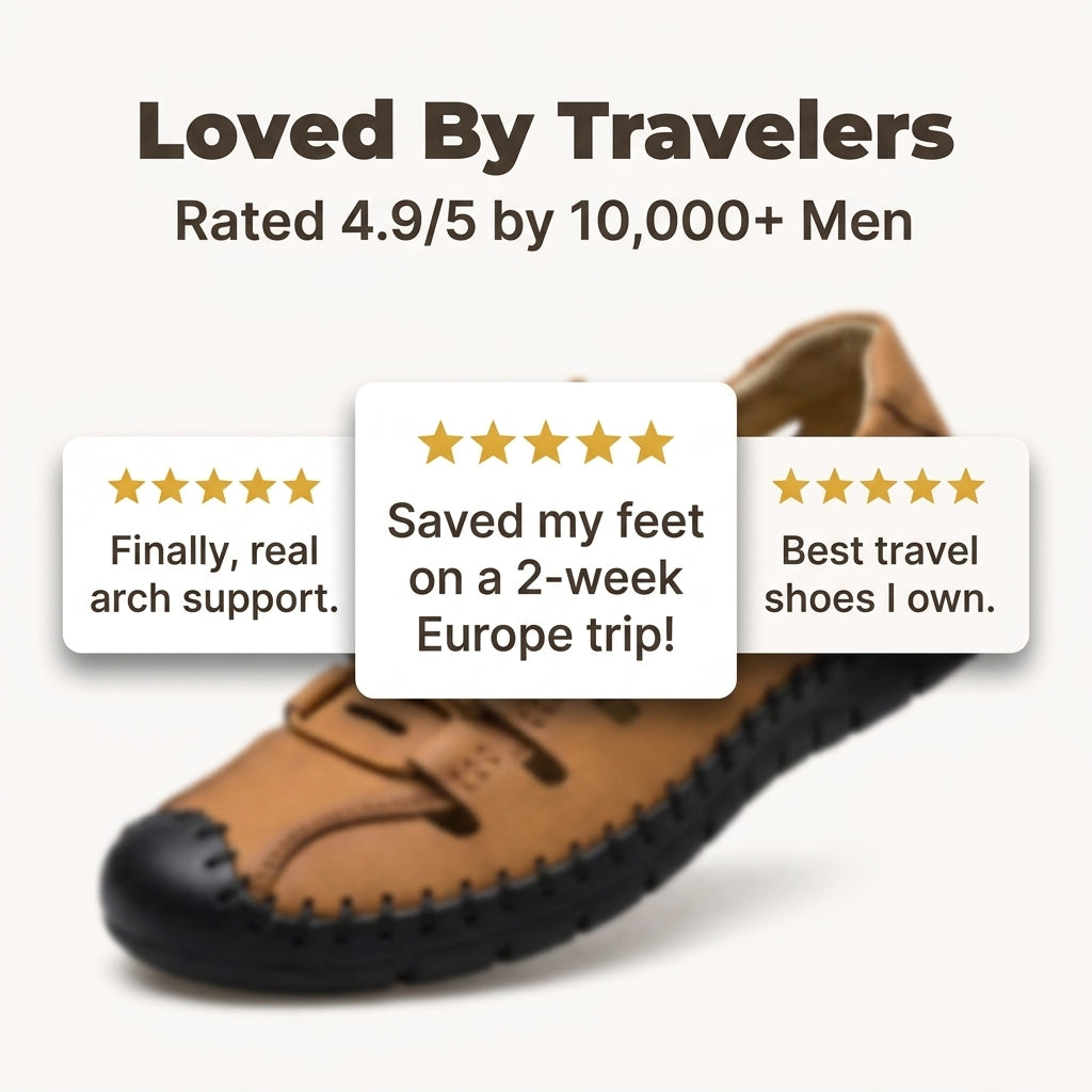 Casual Leather Sandals — Cool Summer Comfort Without Heavy Shoes