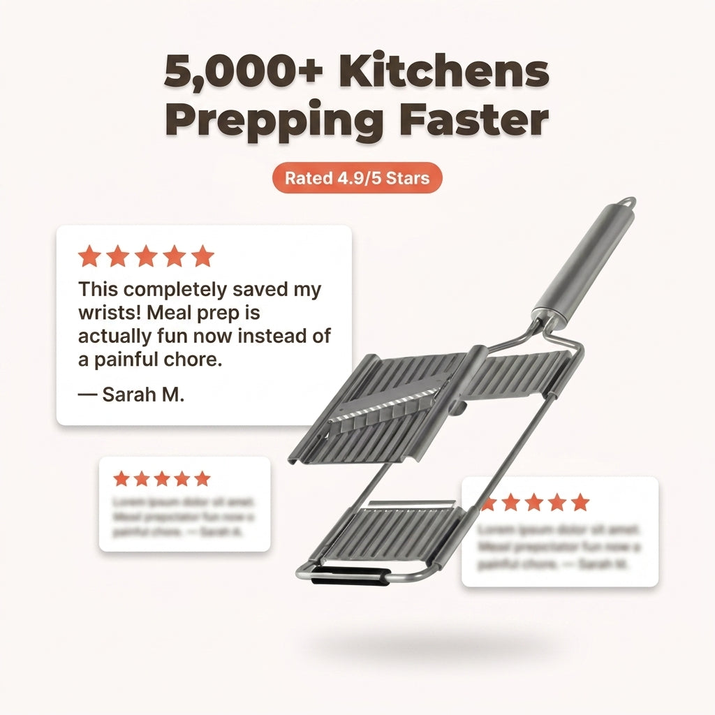 Manual Multi Slicer — Faster Dinner Prep Without Repetitive Knife Strain