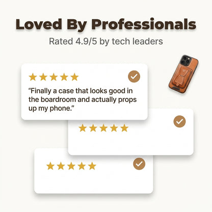Leather Magnetic Wallet iPhone Case — Protect, Charge & Carry Cards In One Case