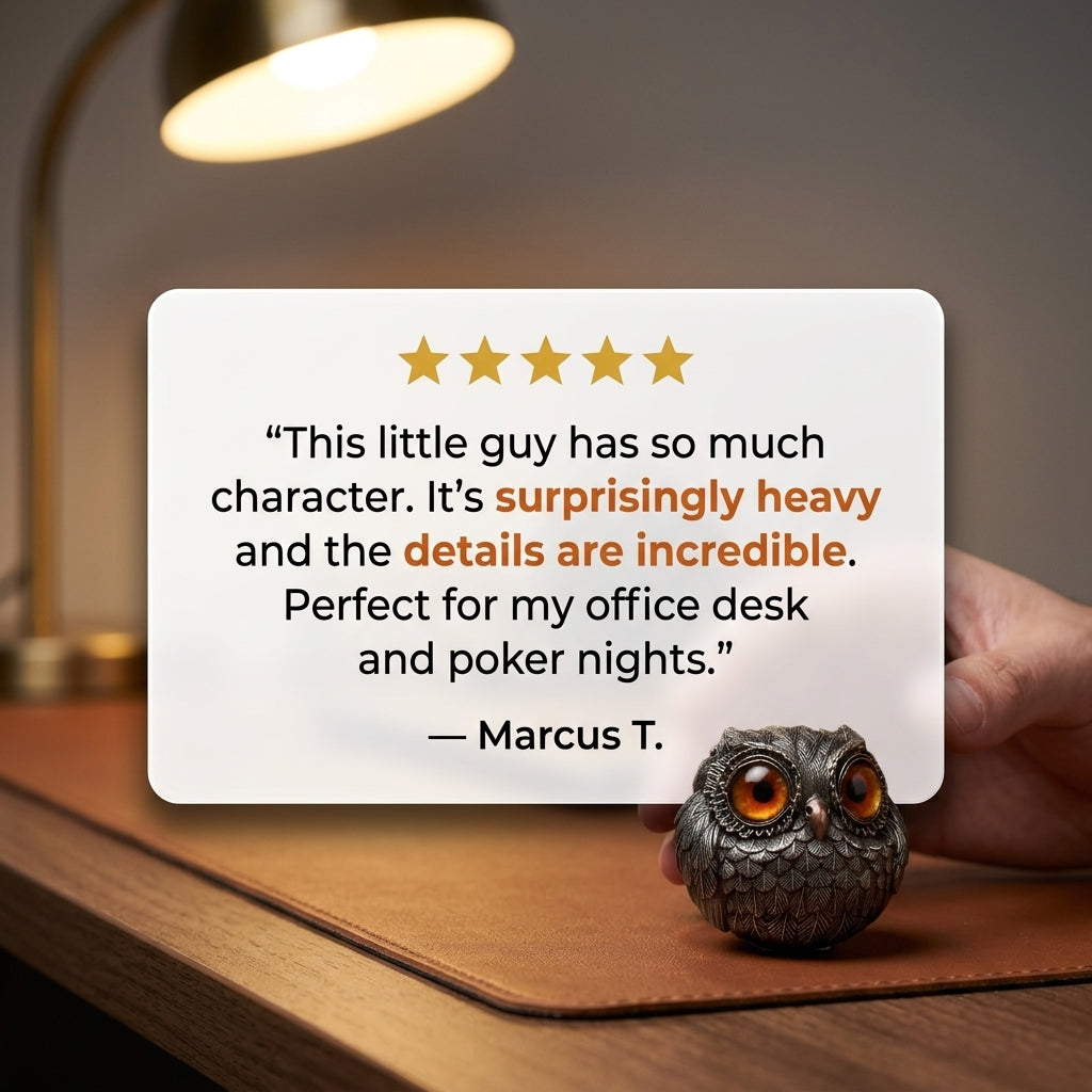 Lucky Owl Guardian Statue — A Symbolic Touch Of Wisdom, Protection & Good Fortune