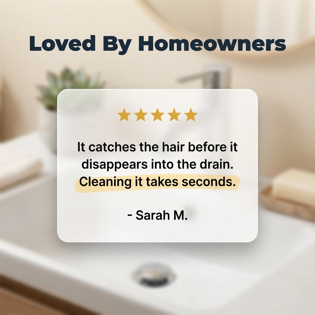 Sink Drain Filter Stopper — Stress-Free Cleanup Without Constant Drain Clogs