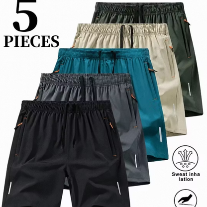 5-Pack Quick-Dry Athletic Shorts — Stay Cool Without Looking Too Casual
