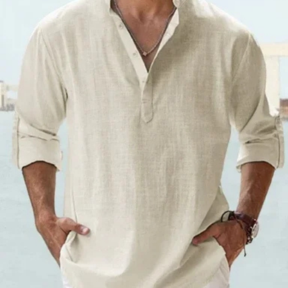 Men’s Cotton Casual Shirt — Clean Summer Style Without Feeling Stiff