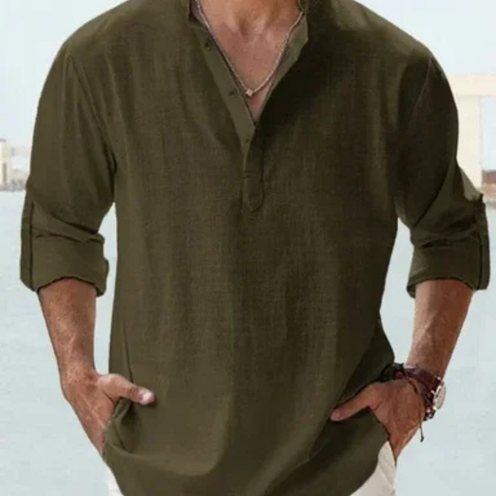Men’s Cotton Casual Shirt — Clean Summer Style Without Feeling Stiff