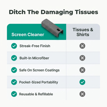 Portable Screen Cleaner — Clear Screens Without Carrying Wipes