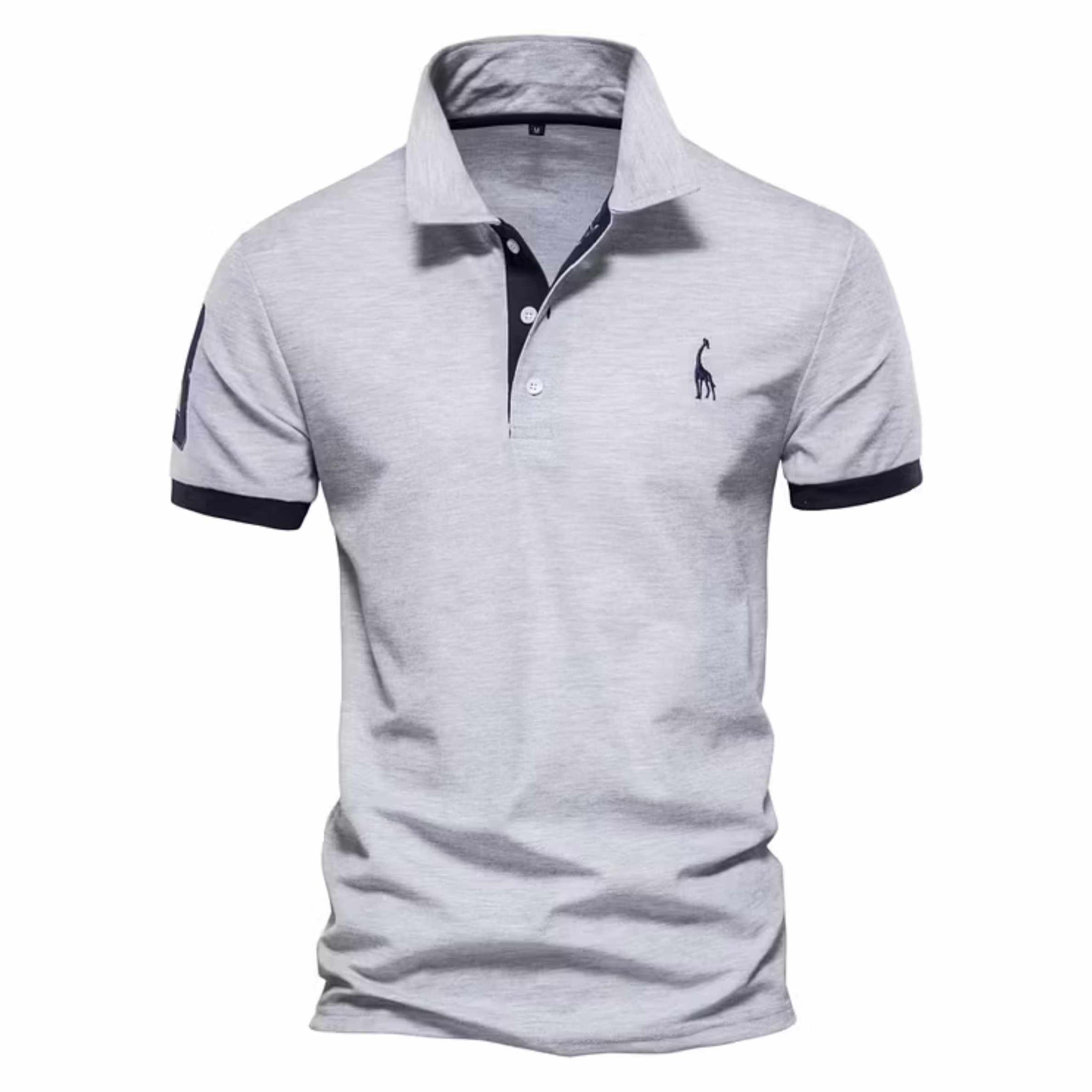 Embroidered Short-Sleeve Polo — Clean Summer Style Without Heavy Layers
