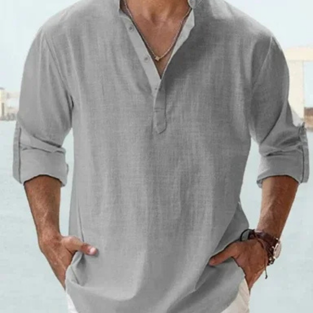 Men’s Cotton Casual Shirt — Clean Summer Style Without Feeling Stiff