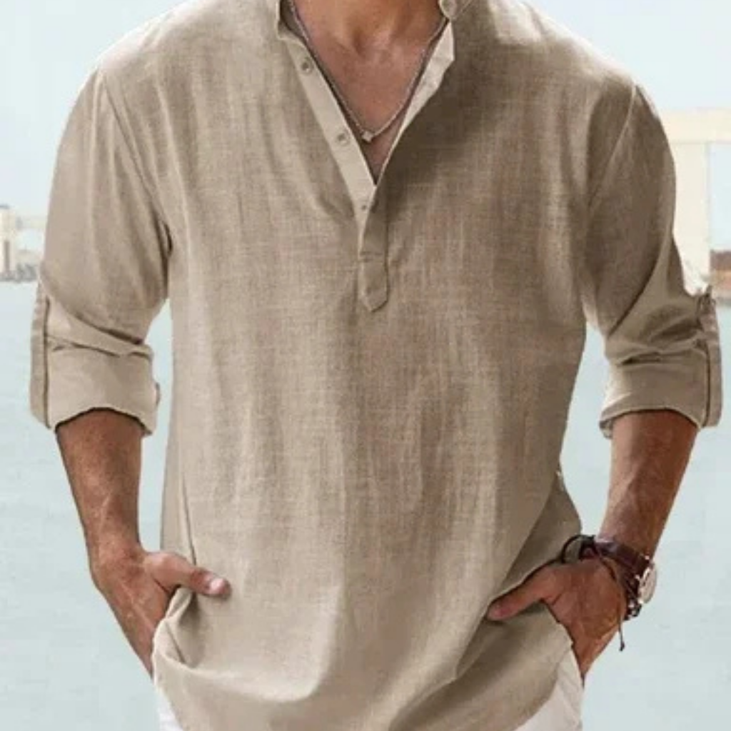 Men’s Cotton Casual Shirt — Clean Summer Style Without Feeling Stiff