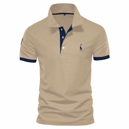 Embroidered Short-Sleeve Polo — Clean Summer Style Without Heavy Layers