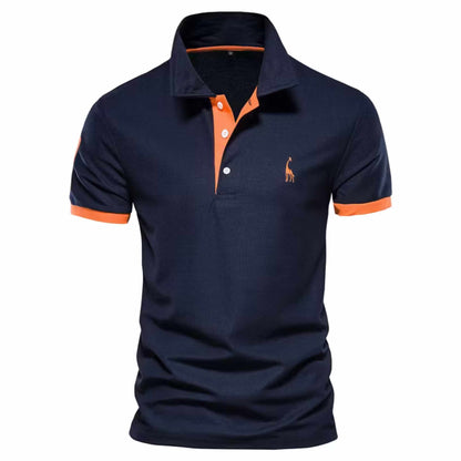 Embroidered Short-Sleeve Polo — Clean Summer Style Without Heavy Layers