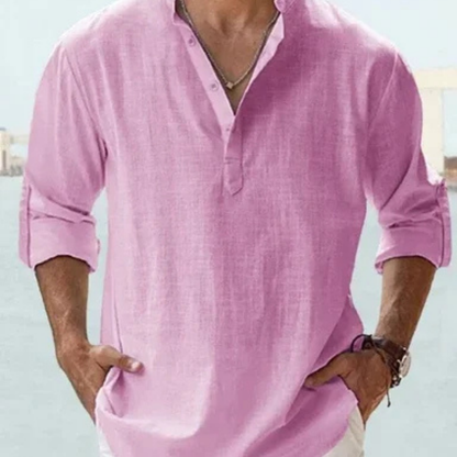 Men’s Cotton Casual Shirt — Clean Summer Style Without Feeling Stiff