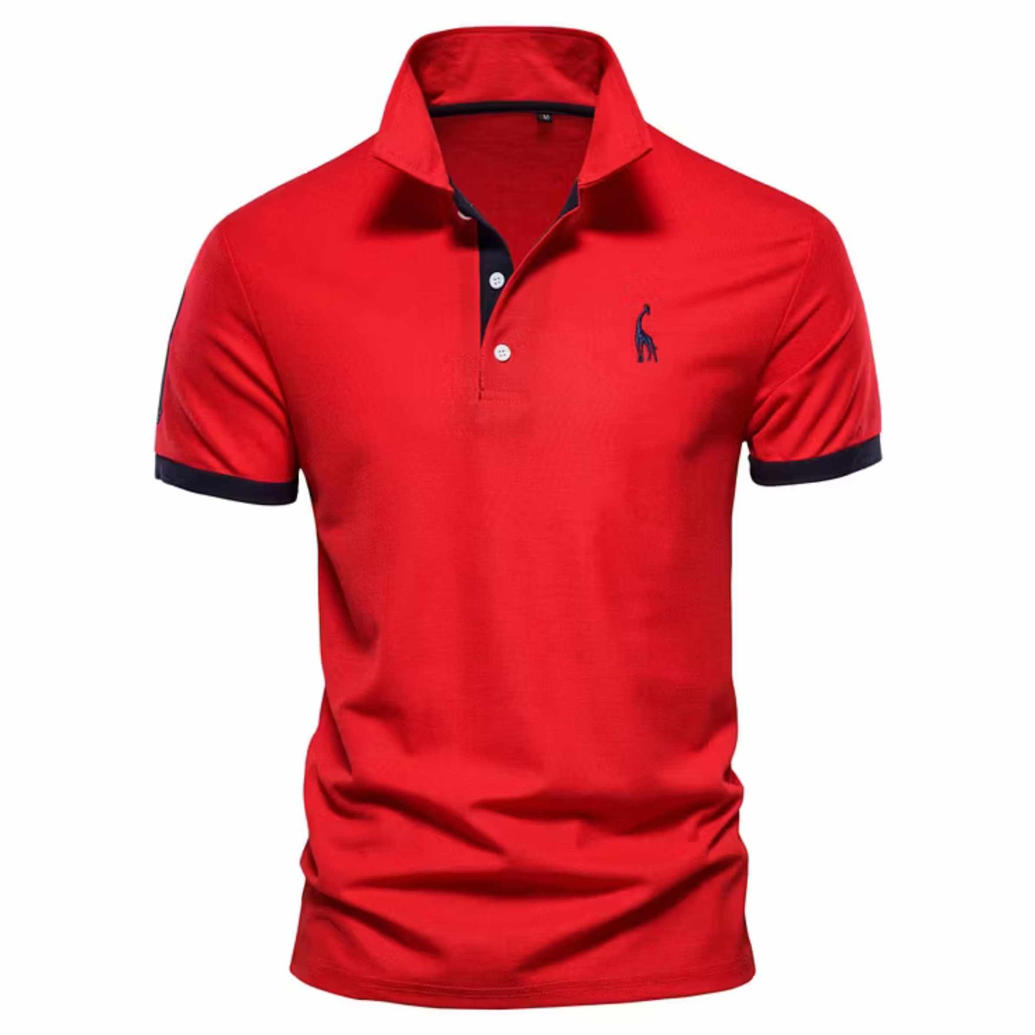 Embroidered Short-Sleeve Polo — Clean Summer Style Without Heavy Layers