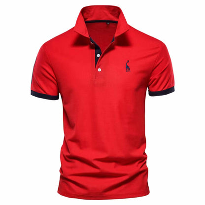 Embroidered Short-Sleeve Polo — Clean Summer Style Without Heavy Layers