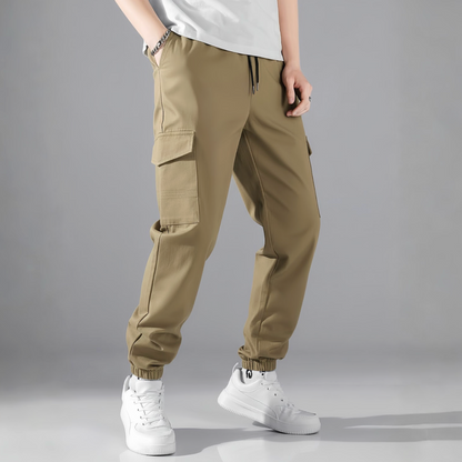 Korean Streetwear Cargo Joggers – Soft, Stretchable & Ultra-Comfortable Fit