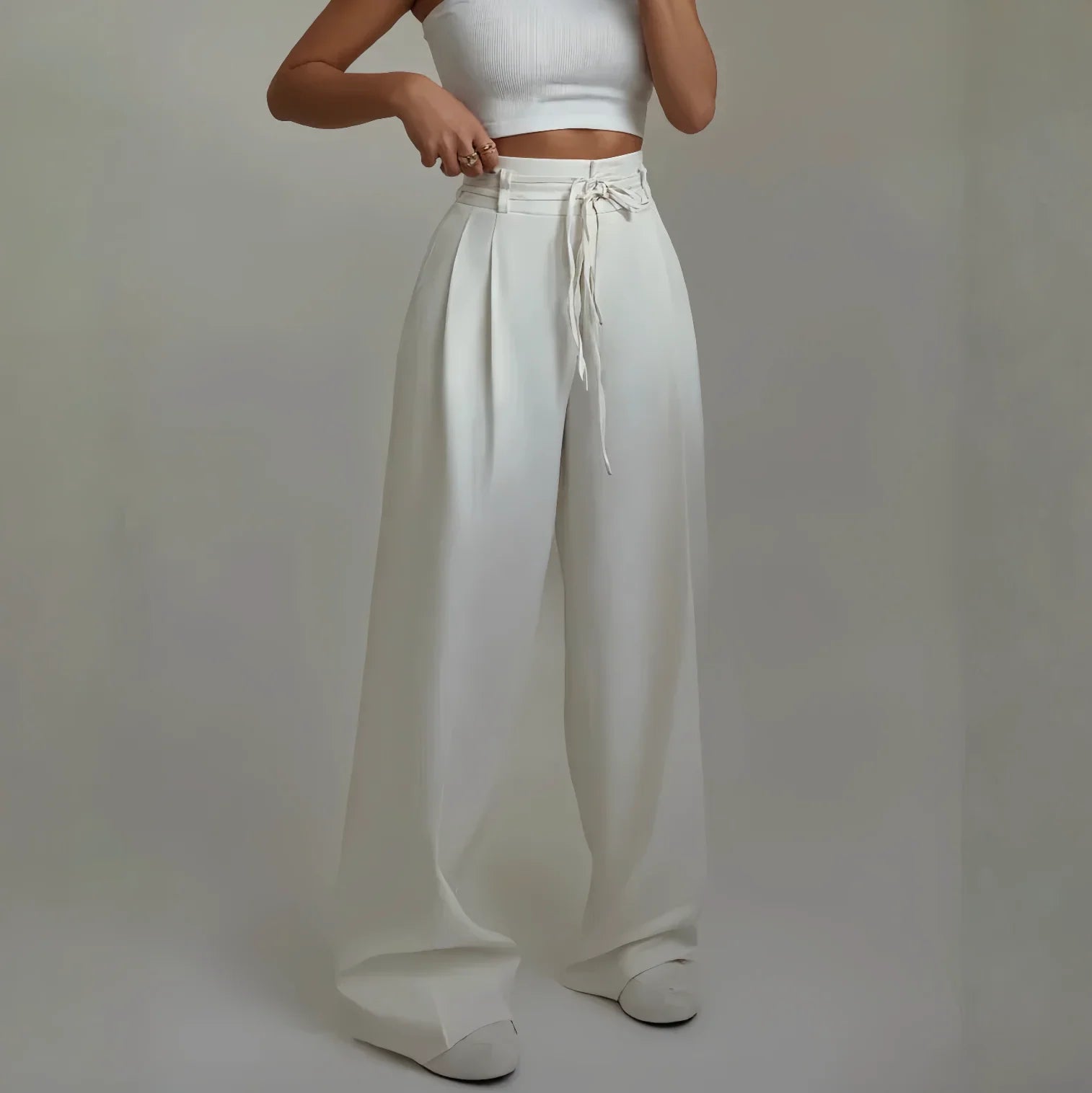 High-Waist Wide-Leg Trousers — Flatter Your Figure Without Feeling Tight