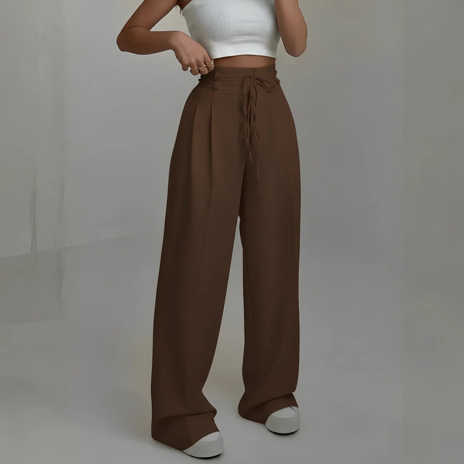 High-Waist Wide-Leg Trousers — Flatter Your Figure Without Feeling Tight