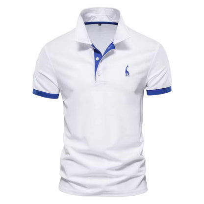 Embroidered Short-Sleeve Polo — Clean Summer Style Without Heavy Layers