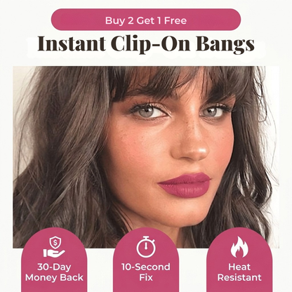 Clip-in ofina — Změňte svůj vzhled bez stříhání vlasů